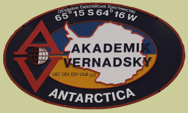 crest from Vernadsky Research Station Antarctica