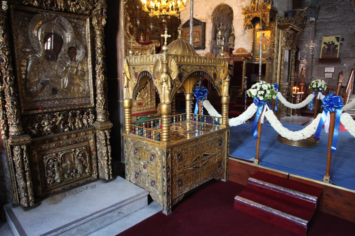 Reliquary of Saint Lazarus in Church to his honor in Kition - Larnaca