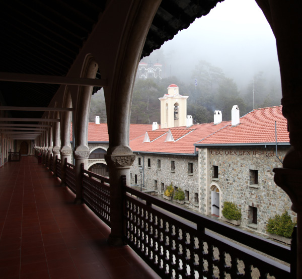 Fog on the Kykkos Monastery