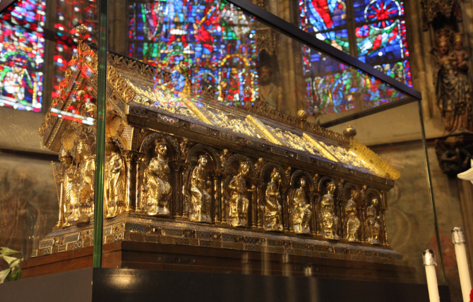 Karlsschrein - the Shrine of Charlemagne in Aachen Cathedral