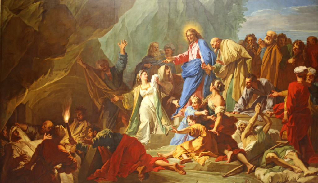 Jouvenet Resurrection Lazare in Louvre