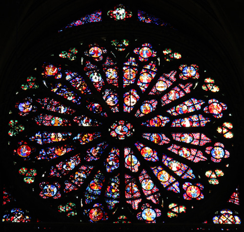 Rose window from Cathedral of Notre Dame in Reims