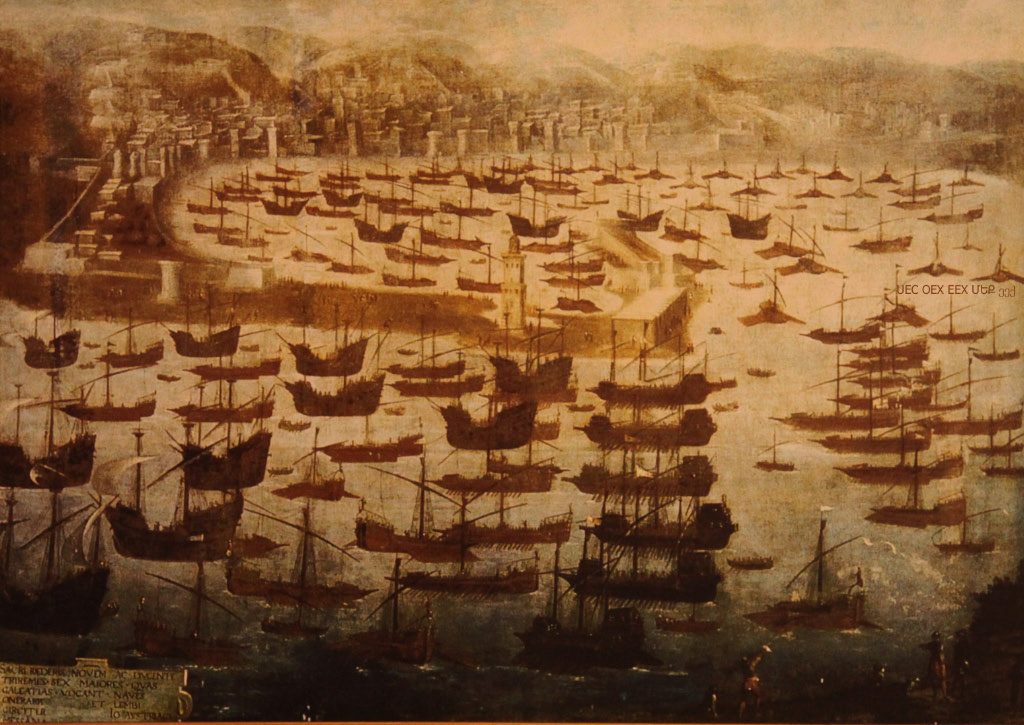 Christian Fleet from Messina by Cambiaso