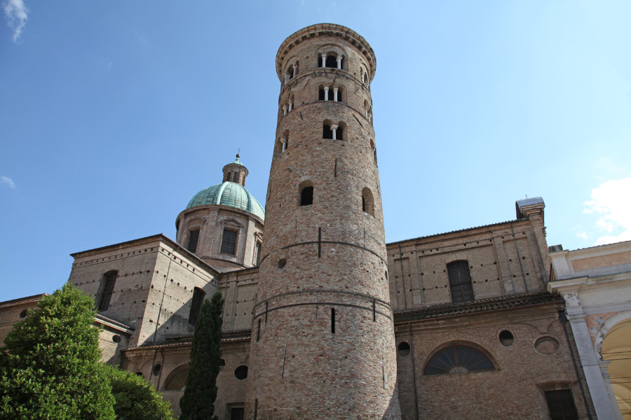 Romanesque campanile (bell tower) of the cathedral, dating from the 10th century.