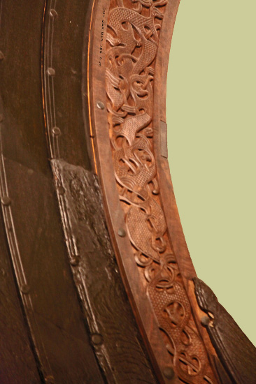 detail from Osebergskipet – Oseberg Ship