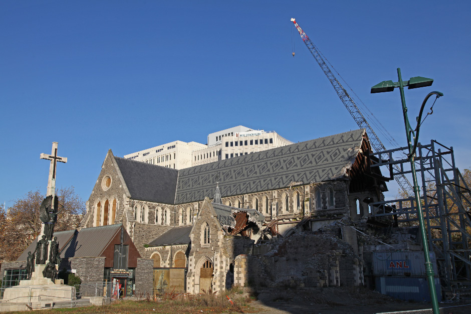 the now deconsecrated ChristChurch Anglican Cathedral