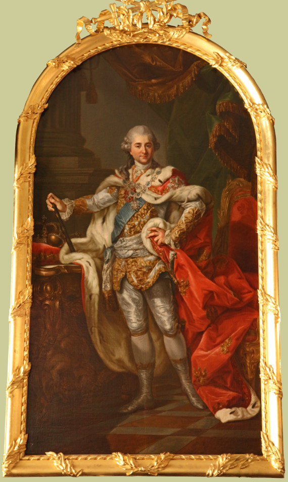 Portrait of King Stanisław II August Poniatowski by Marcello Bacciarelli