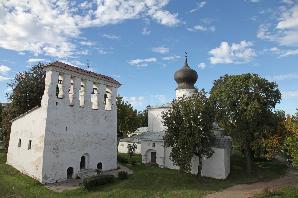 XVI century Храм Успения Божией Матери "с Пароменья" in Pskov