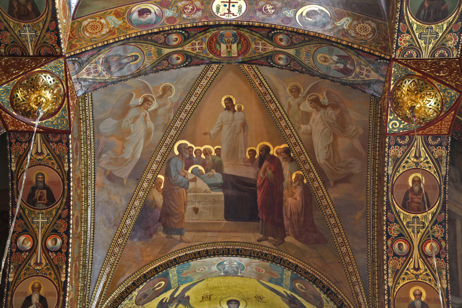 in the Church of the Dormition in Saint Petersburg