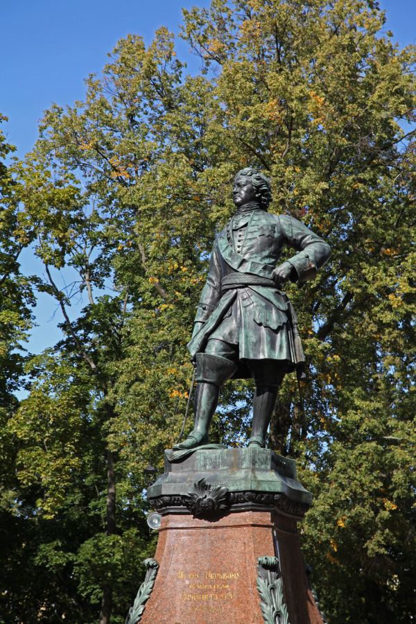 Pierre le Grand monument in Kronstadt by the very French Théodore-Joseph-Napoléon Jacques
