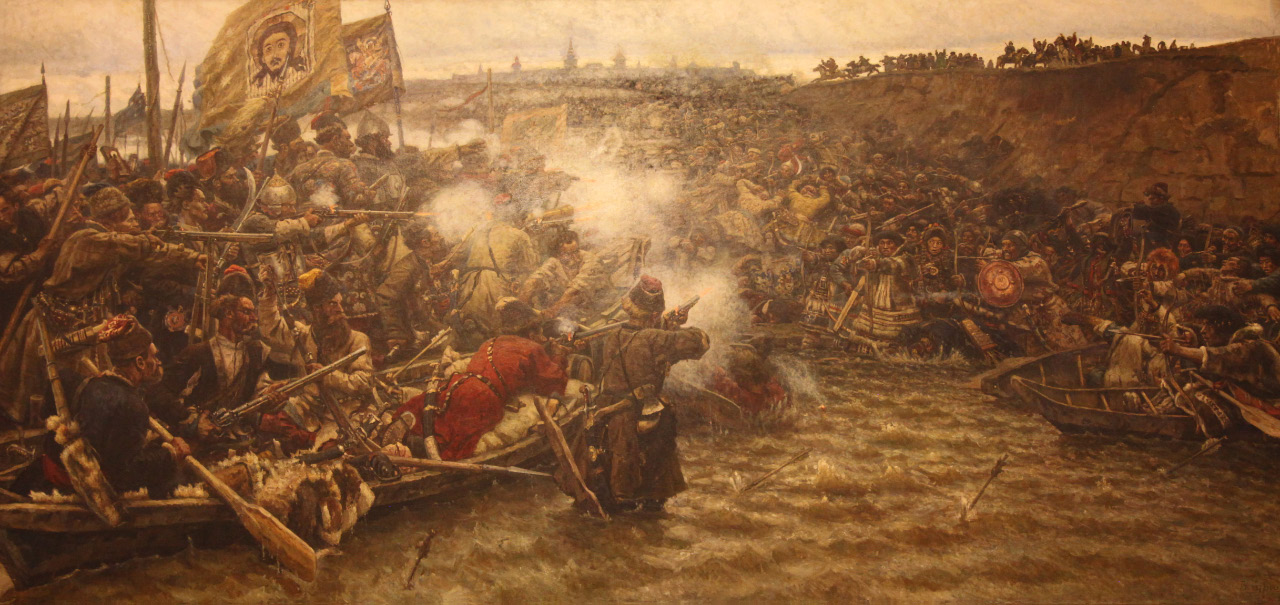 Conquest of Siberia by Yermak by Vasily Ivanovich Surikov