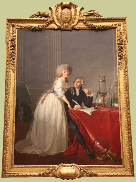 Antione-Laurent Lavoisier and wife Marie by J L David