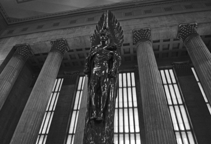 from WWII memorial in Philadelphia train station