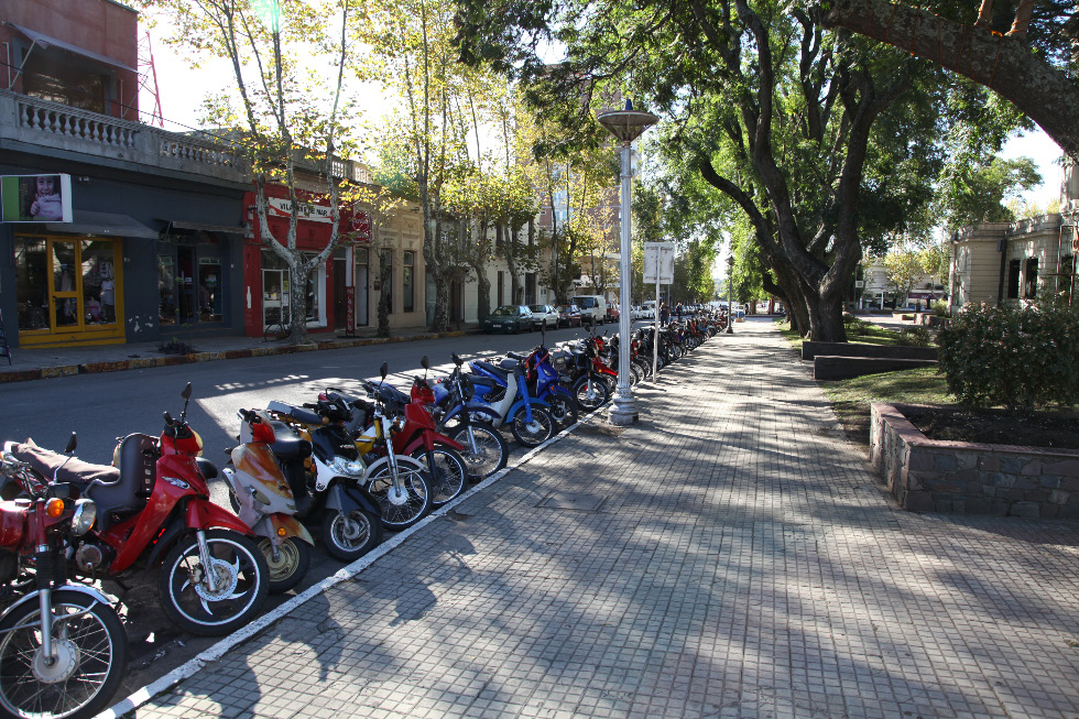 scooters in Colonia del Sacramento