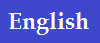 English language button