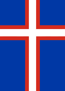 better Russian Flag as gonfalon with Nordic Cross