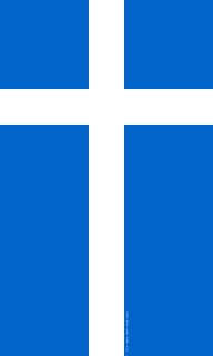 Sealtainn – Shetland flag with Christian Nordic Cross
