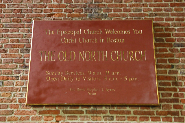 Old North Episcopal "Church" in Boston